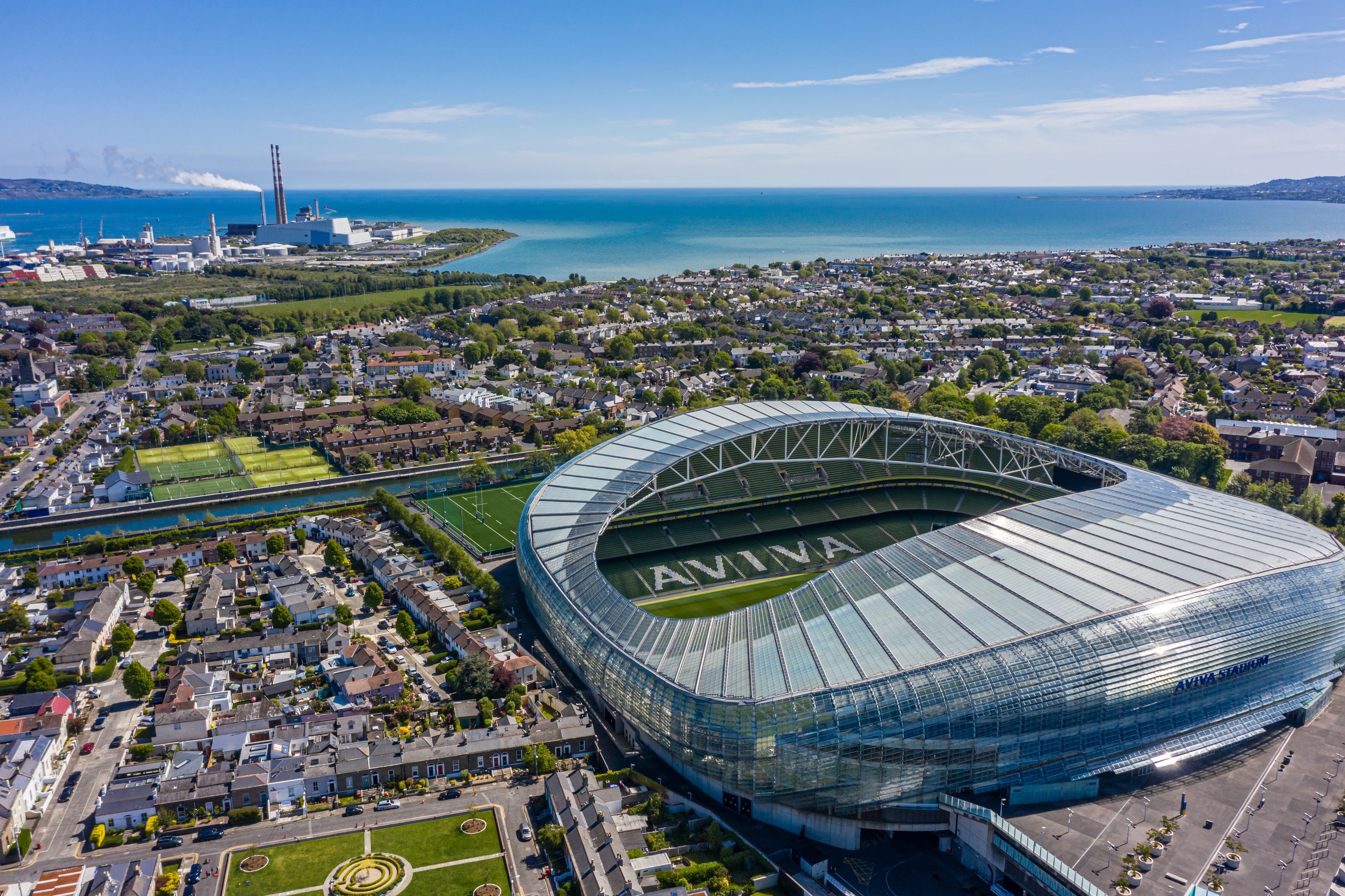 Das Aviva Stadium in Dublin - © Irish Drone Photography