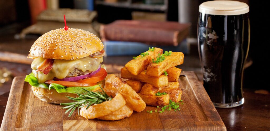 Ein irischer Burger in einem irischen Pub - Paul Sherwood paul@sherwood.ie  