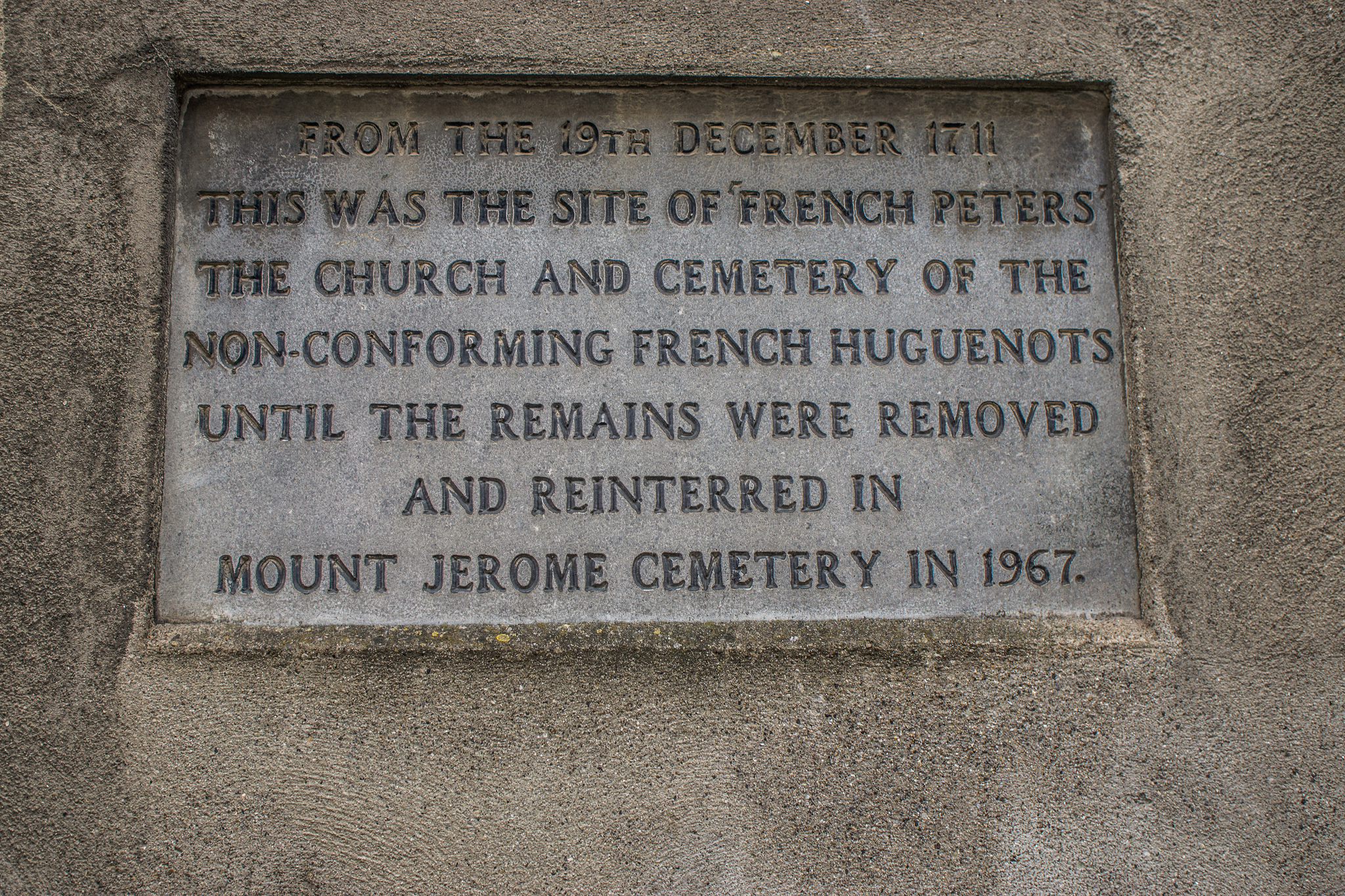 Der French Huguenot Cemetery - infomatique - cc