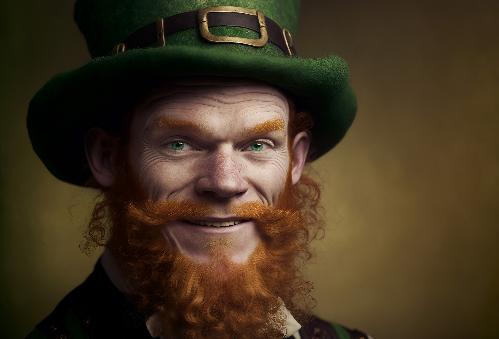 Ein Leprechaun, wie er in Irland dargestellt wird - © ink drop  