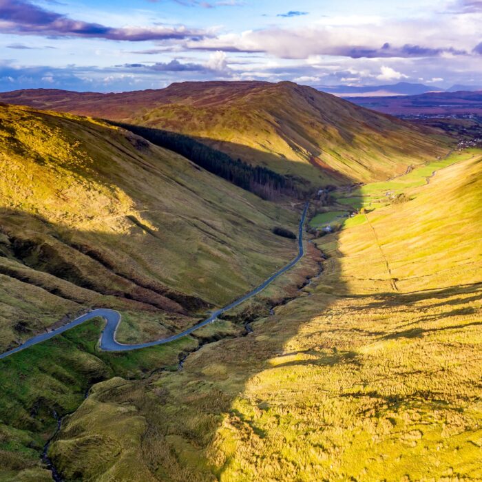 Luftaufnahme von Glengesh Pass - Thomas - 123rf
