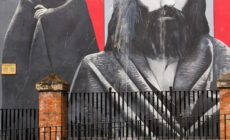Blanket Protest auf einer Mauer in Derry - © eric epoudry