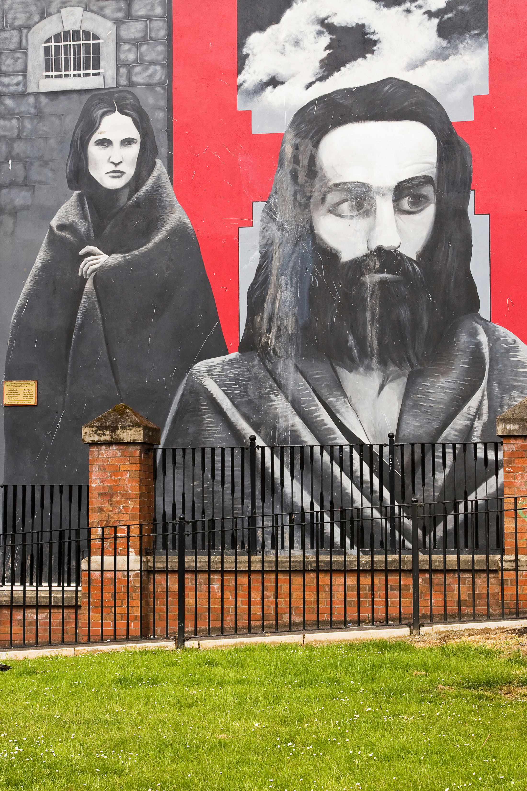 Blanket Protest auf einer Mauer in Derry - © eric epoudry  