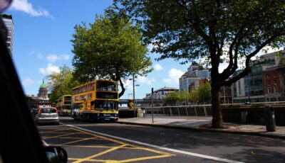 Dublin Bus 1 Bus des Dublin-Bus-Netzes im Zentrum von Dublin