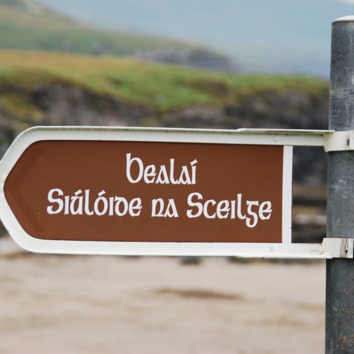 Ein Schild in irischem Gälisch - © nordmann