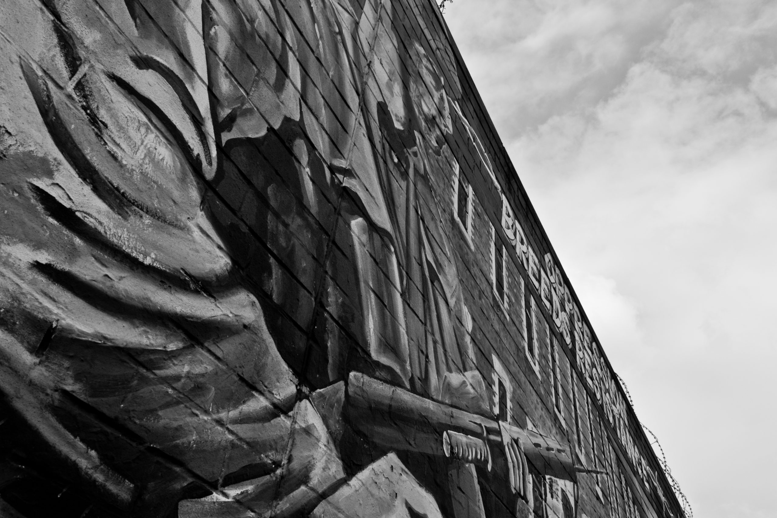 Eine Mauer in Belfast - Public Domain