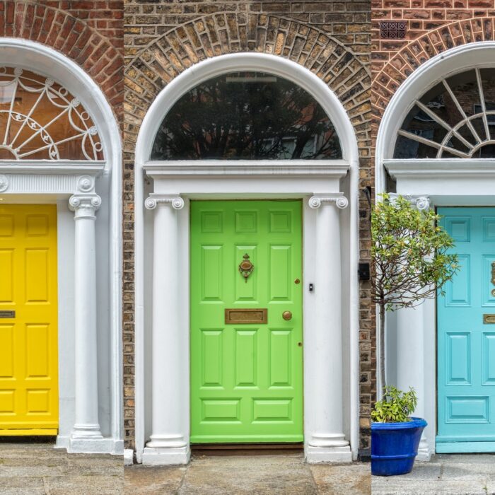 Georgianische Türen in Dublin - © Delphotostock