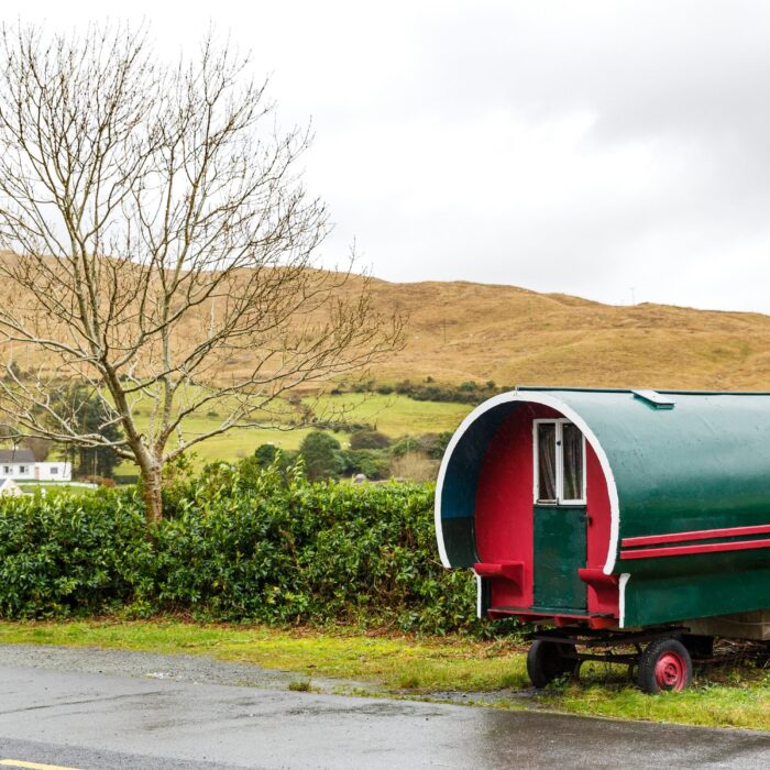 Irland in der Planwagen