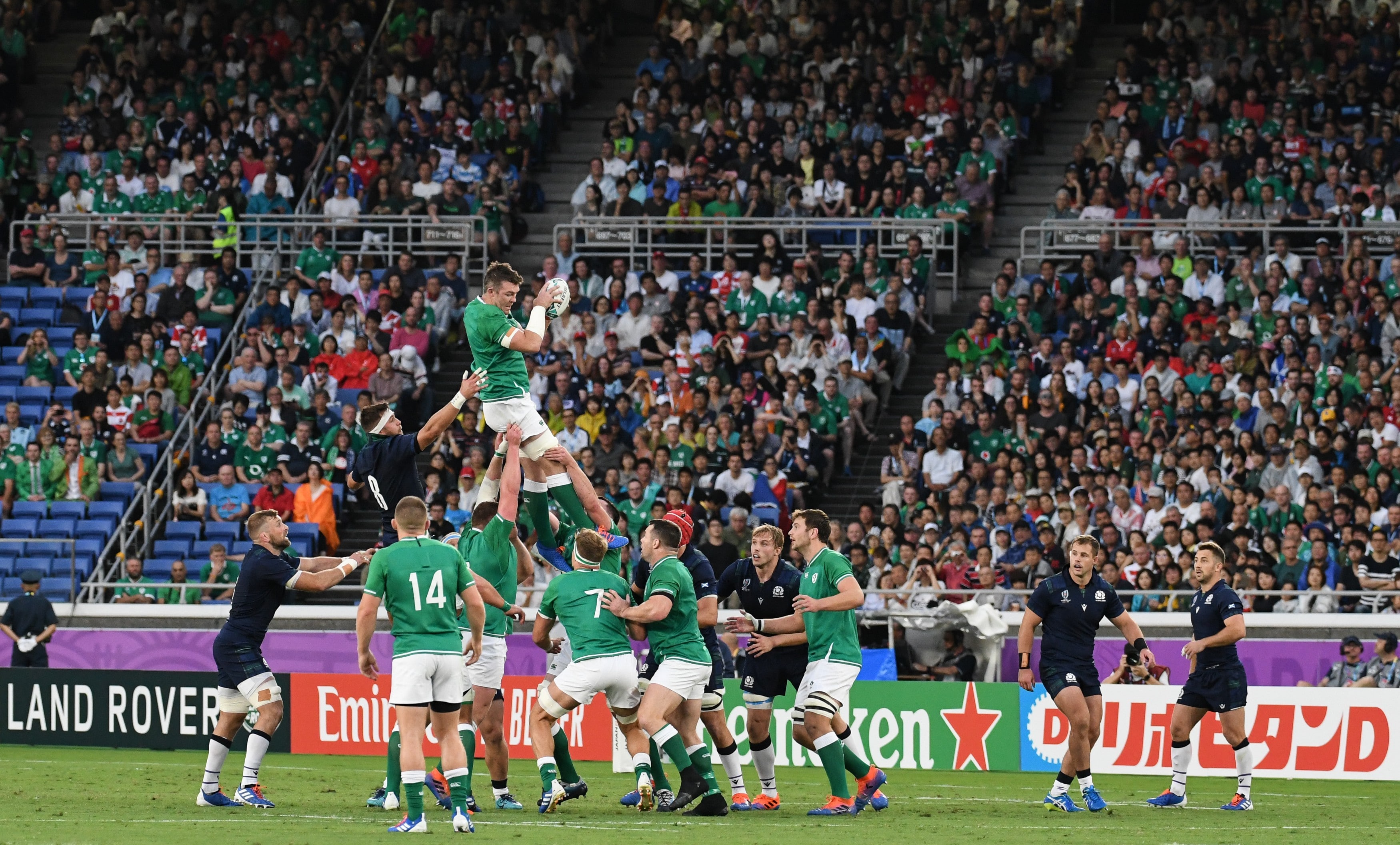 L'équipe de rugby irlandaise - © Faiz Azizan