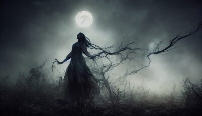 Eine Banshee im Herzen der Nacht in Irland - © Declan Hillman