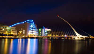 Das Convention Centre of Dublin und die Samuel Beckett Brücke - Raul Villalon - cc