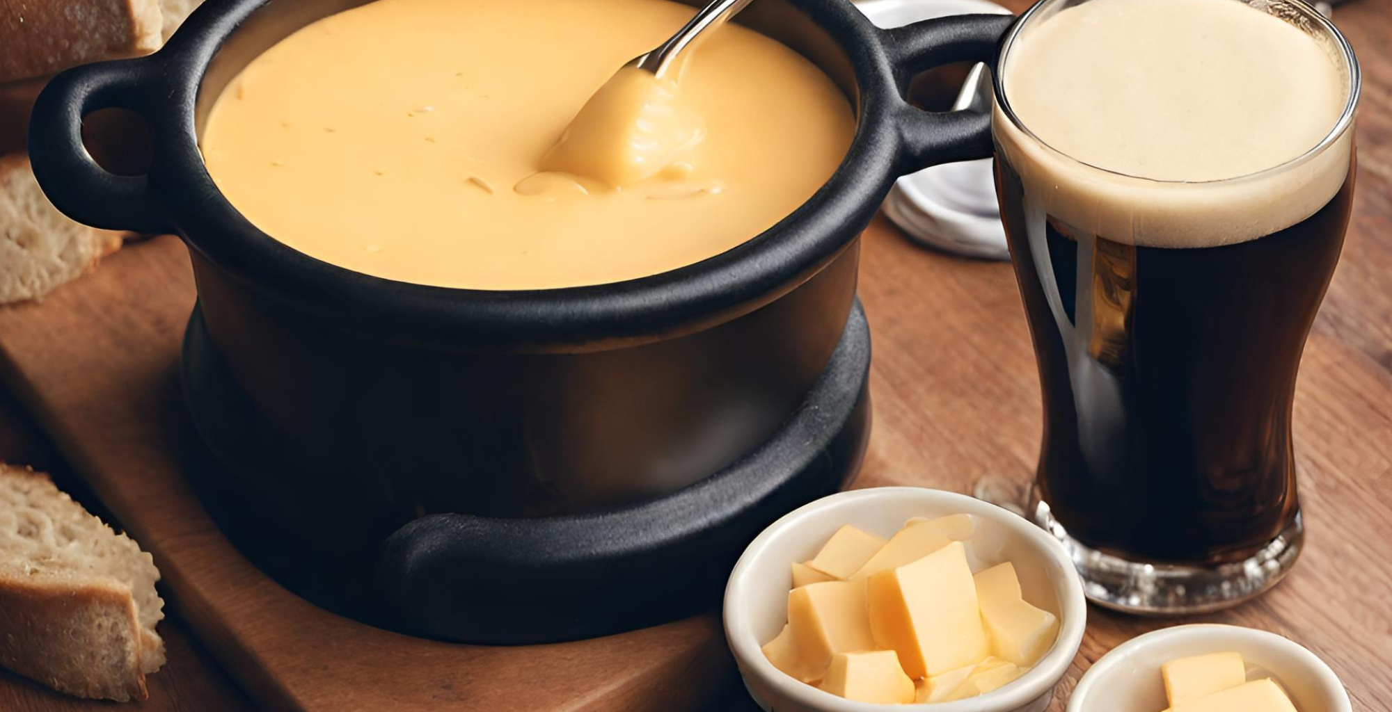 Une fondue à la Guinness