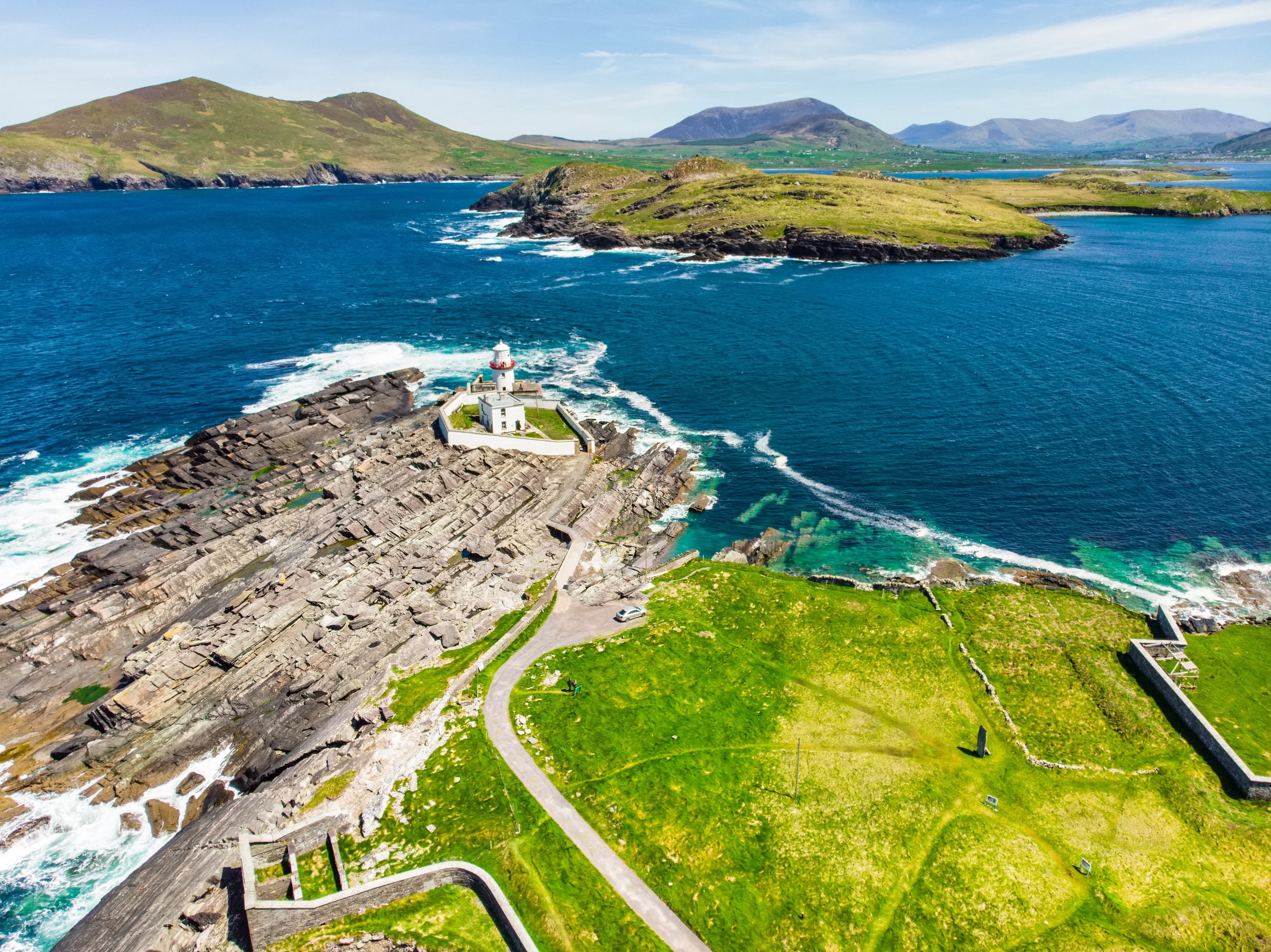 Vue sur le phare de Valentia Island - © MNStudio