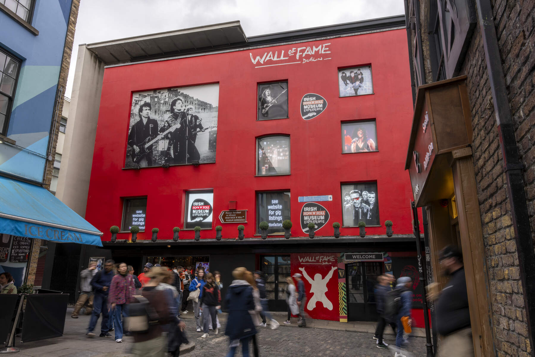 Le Wall of Fame de Temple Bar - © Emilien Durand for Irish Rock N Roll Museum Experience