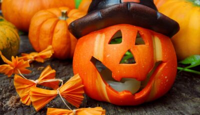 Ein Halloween-Kürbis - © Sonja Birkelbach