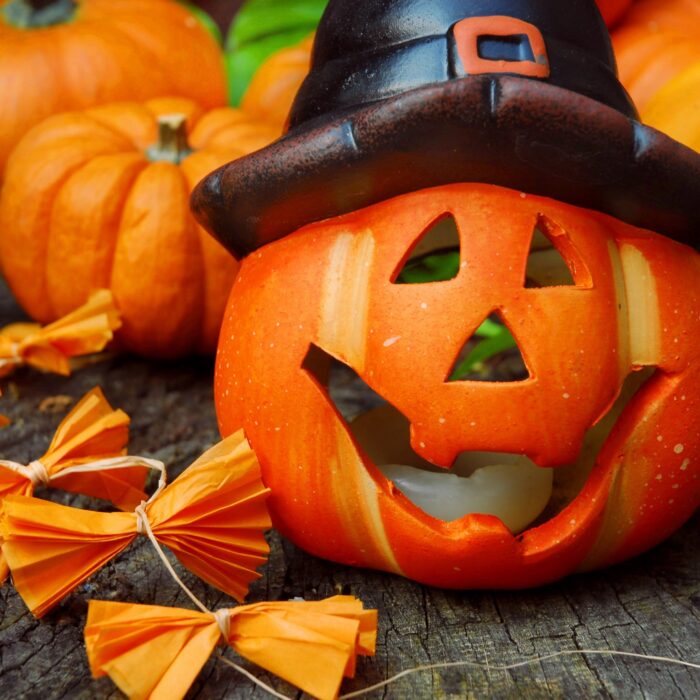 Ein Halloween-Kürbis - © Sonja Birkelbach