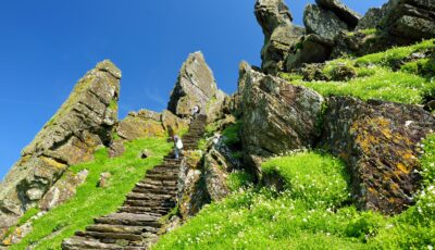 Escaliers de Skellig Michael - © MNStudio