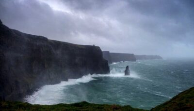 Die Cliffs of Moher riskieren Sturm Lorenzo
