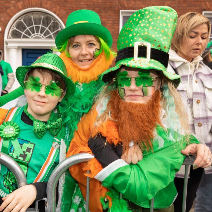 People in green on St Patrick's Day - ©Allen Kiely - Failte Ireland