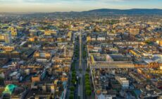 Luftaufnahme der O'Connell Street in Dublin - © Irish Drone Photography