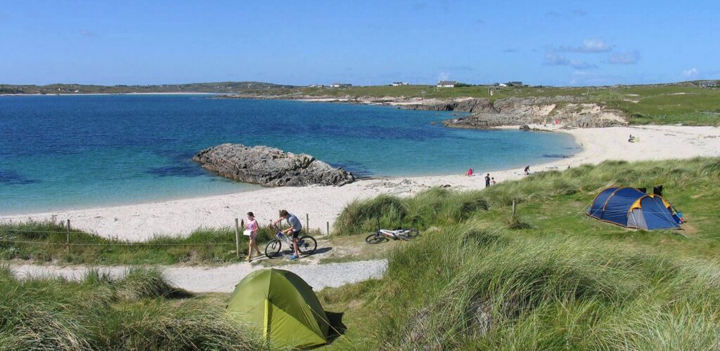 clifden eco beach camping caravanning park