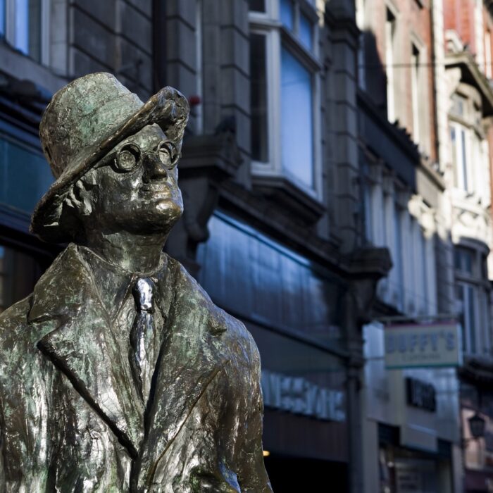 Statue von James Joyce, dem Vater der Figur Leopold Bloom - © Dave Walsh