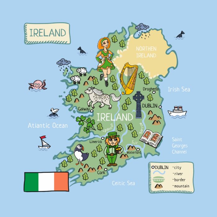 carte irlande