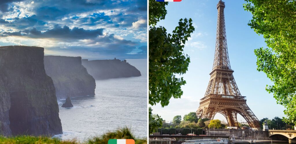 France - Irlande : les différences