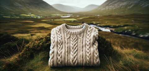 Ein irischer Pullover aus Schurwolle - © Go To Ireland.com
