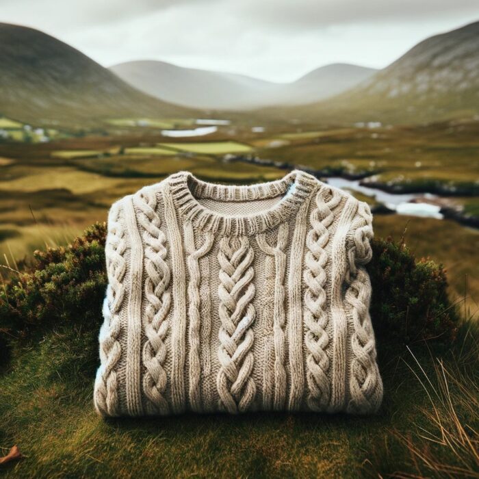 Ein irischer Pullover aus Schurwolle - © Go To Ireland.com