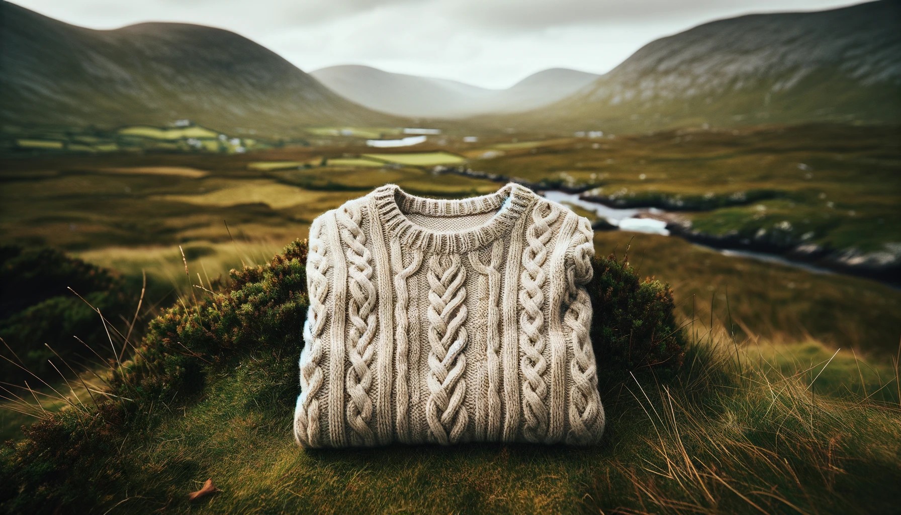 Ein irischer Pullover aus Schurwolle - © Go To Ireland.com