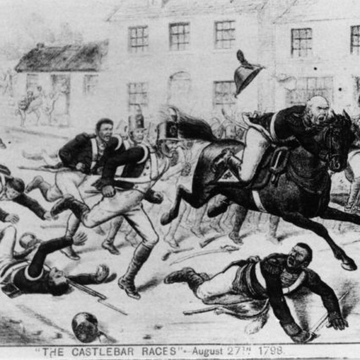 Die Schlacht von Castlebar (1798) - Öffentliches Eigentum