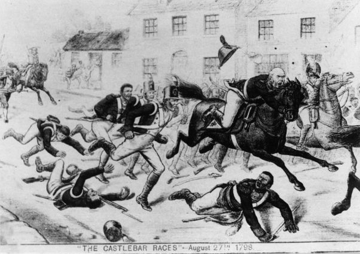 Die Schlacht von Castlebar (1798) - Öffentliches Eigentum