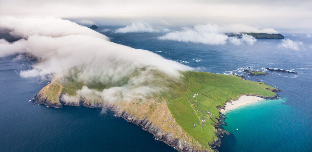 Luftaufnahme von Great Blasket Island - © Tom Archer