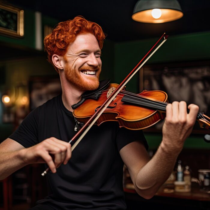 Ein irischer Musiker spielt The Carraroe Jig - © Lucy Welch