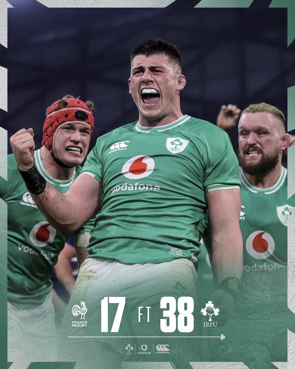 6-Nationen-Turnier 2024 - Irland überrollt Frankreich - © Irish Rugby