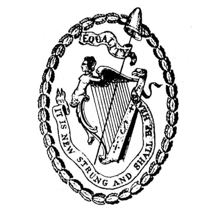 Siegel der United Irishmen - Public domain