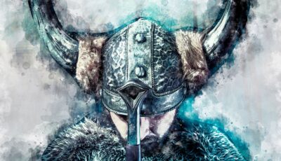 Eine Darstellung eines Wikingerkriegers - © Fernando Cortes