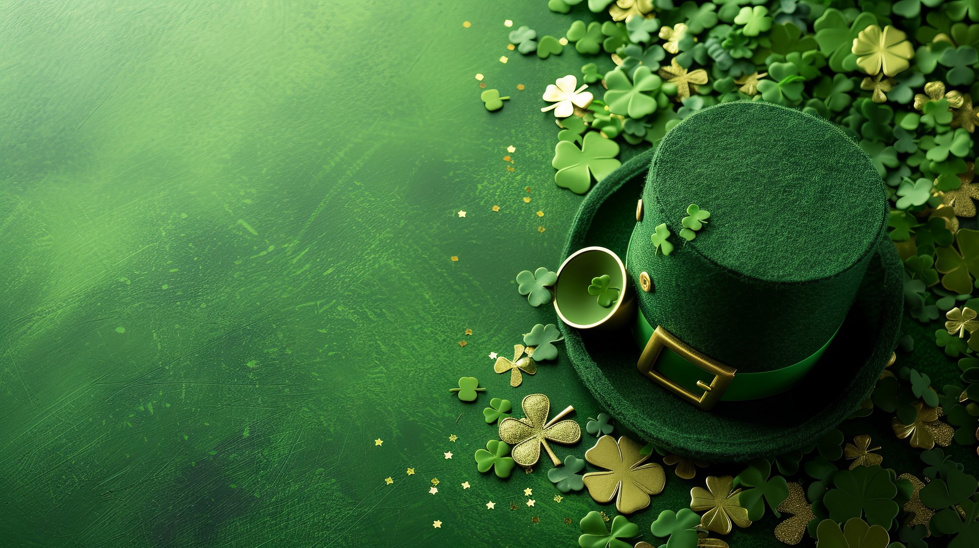 Gälische Wörter in Verbindung mit dem St. Patrick's Day - © Taisiia  