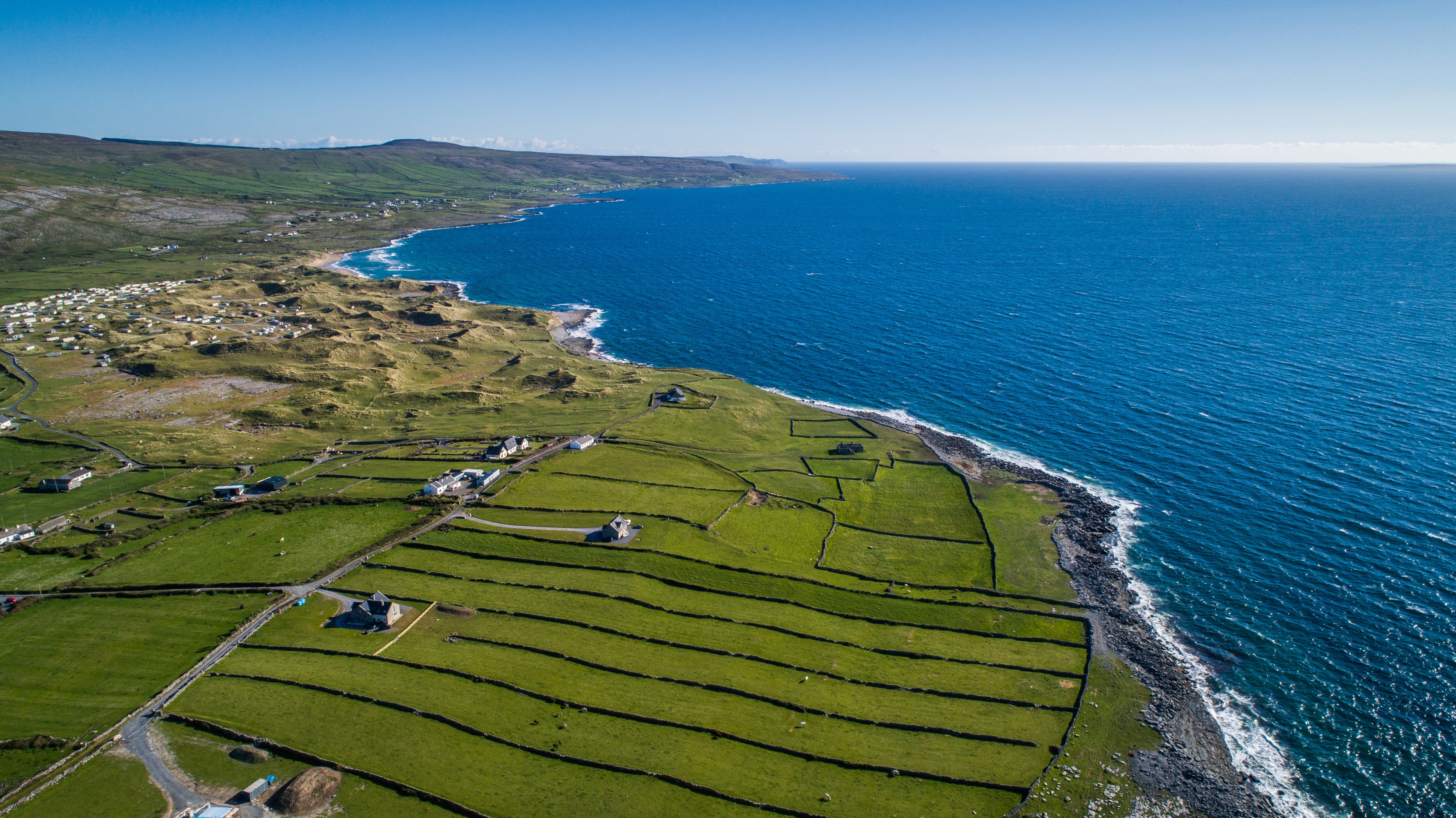 Vue aérienne de Fanore -  © Clare County Council