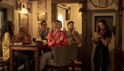 Traditionelle Musiksession als Ausdruck von craic in einem irischen Pub
