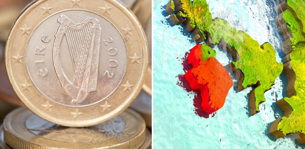 Irland weiß nicht, was es mit seinem Haushaltsüberschuss tun soll - Canva Pro