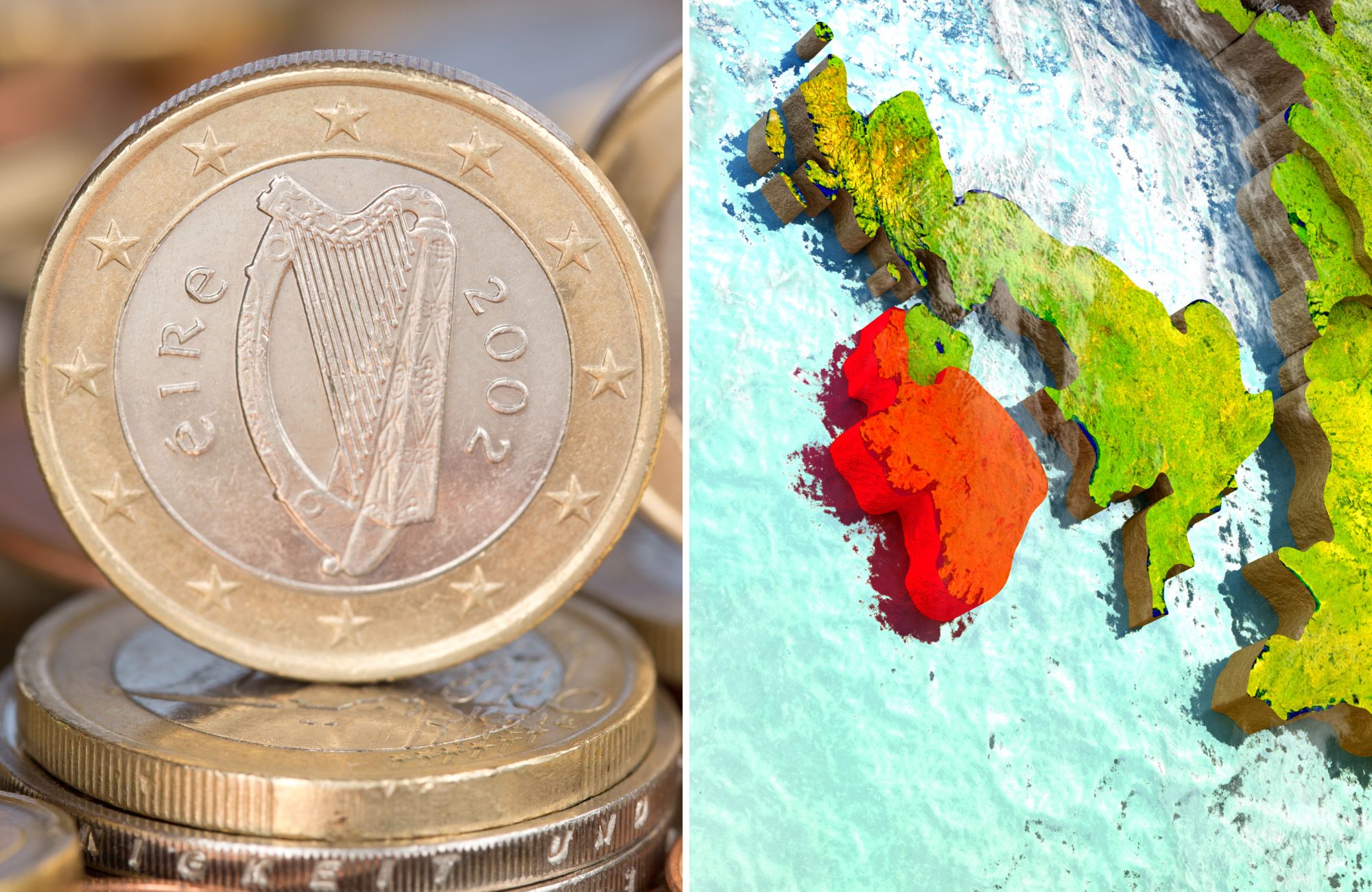 Irland weiß nicht, was es mit seinem Haushaltsüberschuss tun soll - Canva Pro