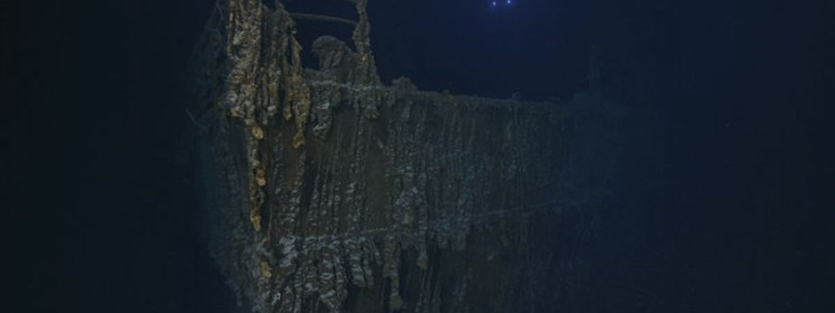 Das Wrack der Titanic hat einen Teil seiner Reling verloren - @RMSTitanic_Inc (X)