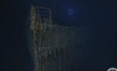 Das Wrack der Titanic hat einen Teil seiner Reling verloren - @RMSTitanic_Inc (X)