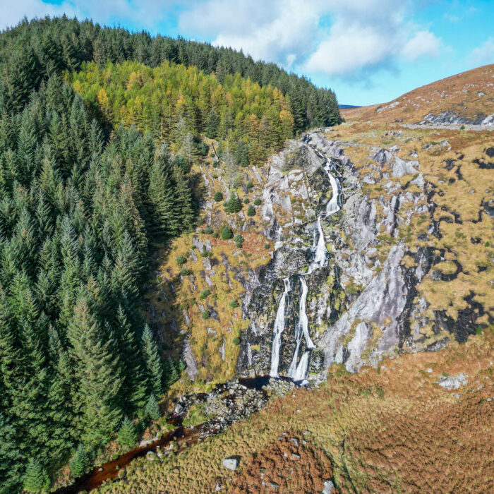 Der Glenmacnass-Wasserfall - © Sonder Visual - Fáilte Ireland