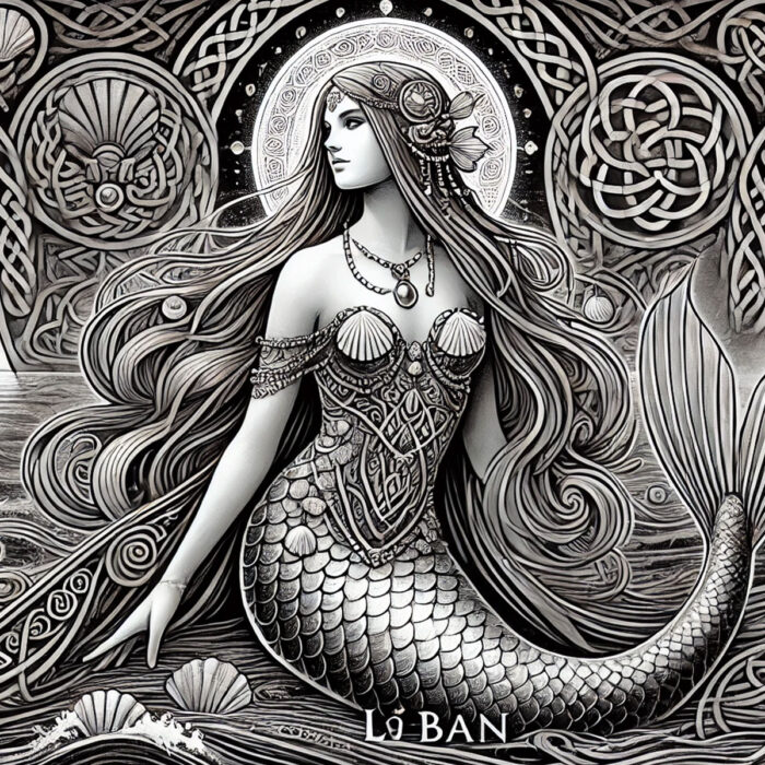Darstellung der irischen Meerjungfrau Li Ban - Go to Ireland.com