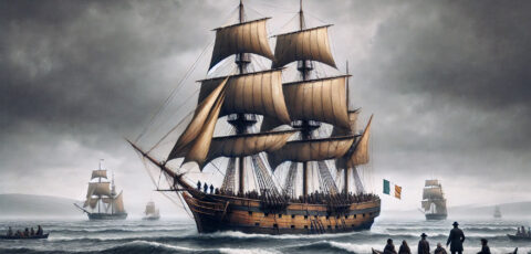Sargschiffe oder "coffin ships" verlassen Irland in Richtung Amerika - Go to Ireland.com