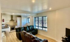 Overlooking city centre apt