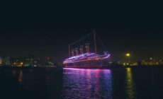 Die Titanic wird in Belfast von Drohnen nachgebaut